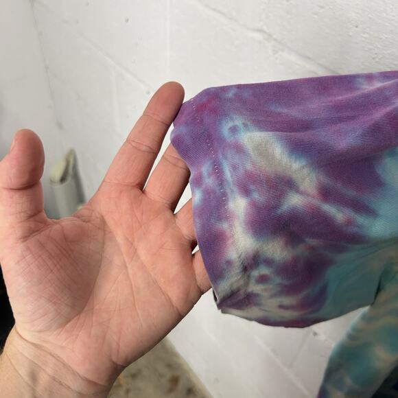 Vintage Grateful Dead Skiing Skeleton Powderman Tie-Dye Tee - Picture 6 of 8